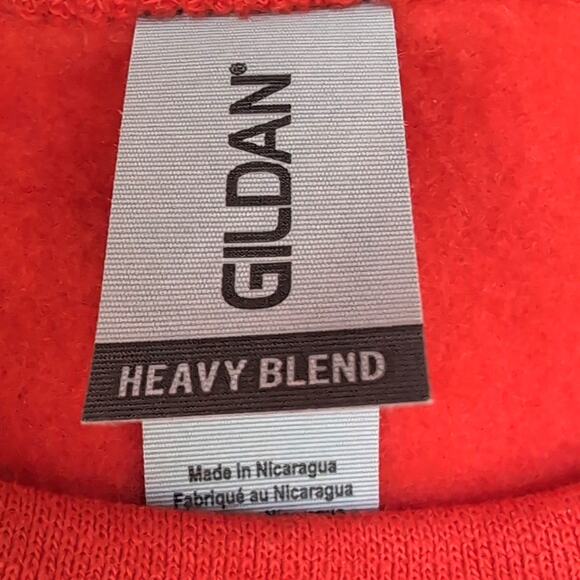 Veterinary Vet Graphic Gildan Heavy Blend Sweatshirt Crewneck Mens L Red Fleece - Picture 5 of 13